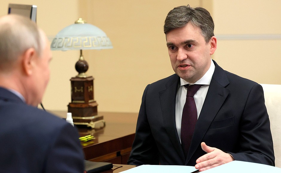 With Ivanovo Region Governor Stanislav Voskresensky.