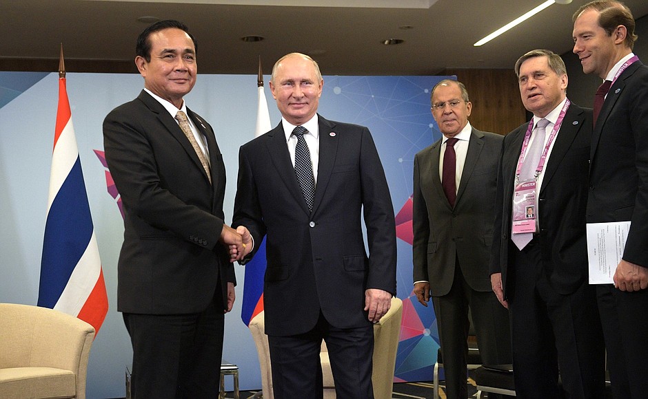 Meeting with Prime Minister of Thailand Prayuth Chan-o-cha.