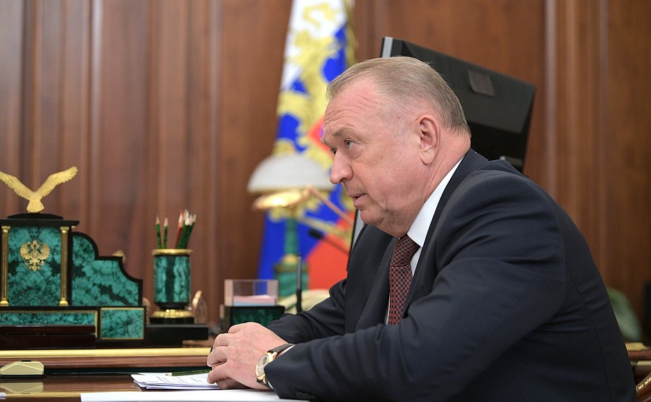 Chamber of Commerce and Industry President Sergei Katyrin.