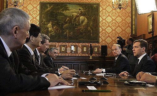 Встреча с секретарями советов безопасности государств Шанхайской организации сотрудничества.