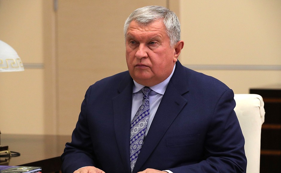 Rosneft CEO and Chairman of the Management Board Igor Sechin.