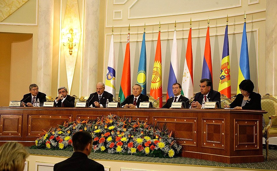 Press Statements following Meeting of EurAsEC Interstate Council and Customs Union Supreme Governing Body.