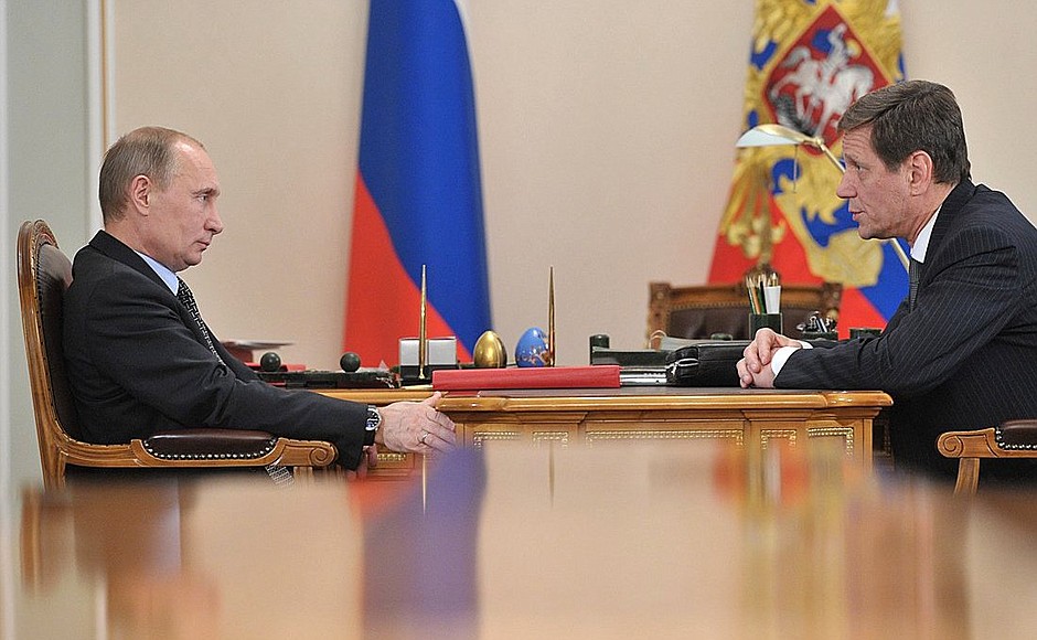 Встреча с руководителем Олимпийского комитета России Александром Жуковым
