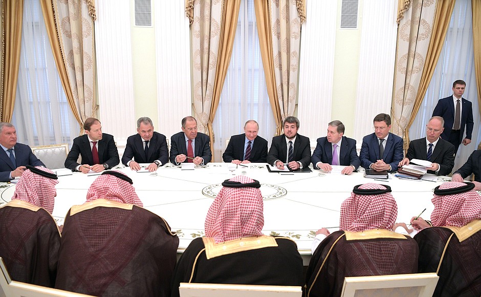 Meeting with Deputy Crown Prince and Defence Minister of Saudi Arabia Mohammad bin Salman Al Saud.