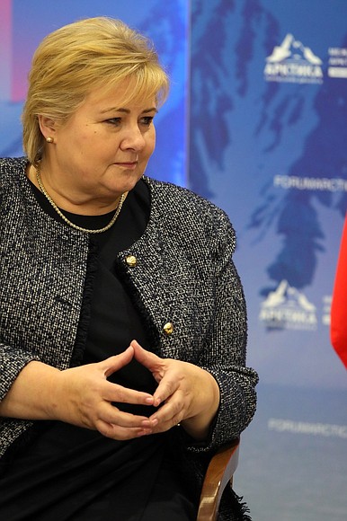 Prime Minister of Norway Erna Solberg.