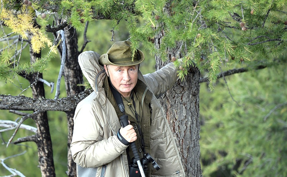 Владимир Путин провёл выходные в Тыве.