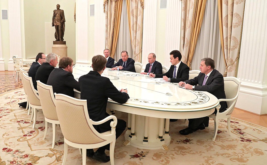 Встреча с Генеральным секретарём Совета Европы Турбьёрном Ягландом.