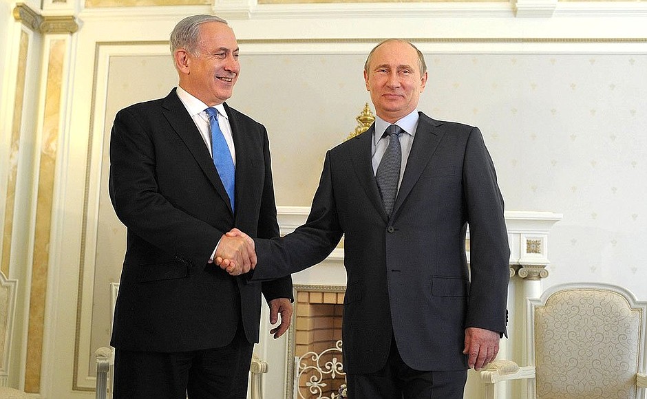 With Prime Minister of Israel Benjamin Netanyahu.