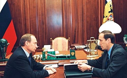 Встреча с Председателем Центральной избирательной комиссии Александром Вешняковым.