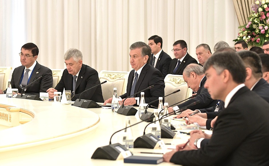 Russian-Uzbekistani talks in an expanded format.