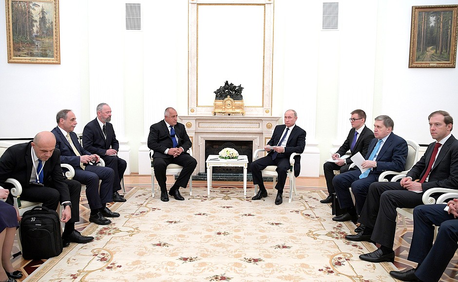 Meeting with Prime Minister of Bulgaria Boyko Borissov.