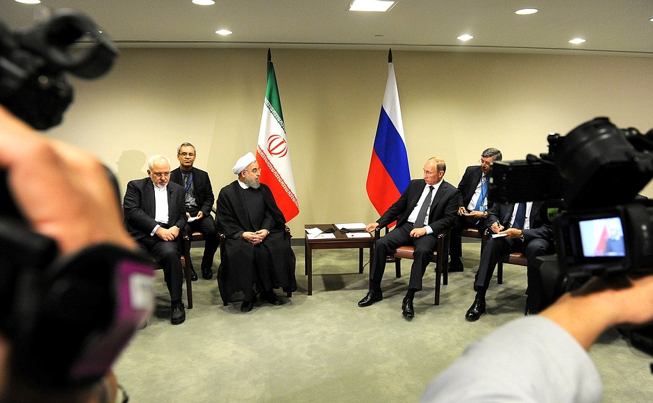 Встреча с Президентом Ирана Хасаном Рухани.