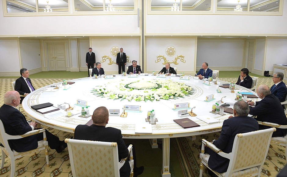 At the meeting of CIS Heads of State Council.