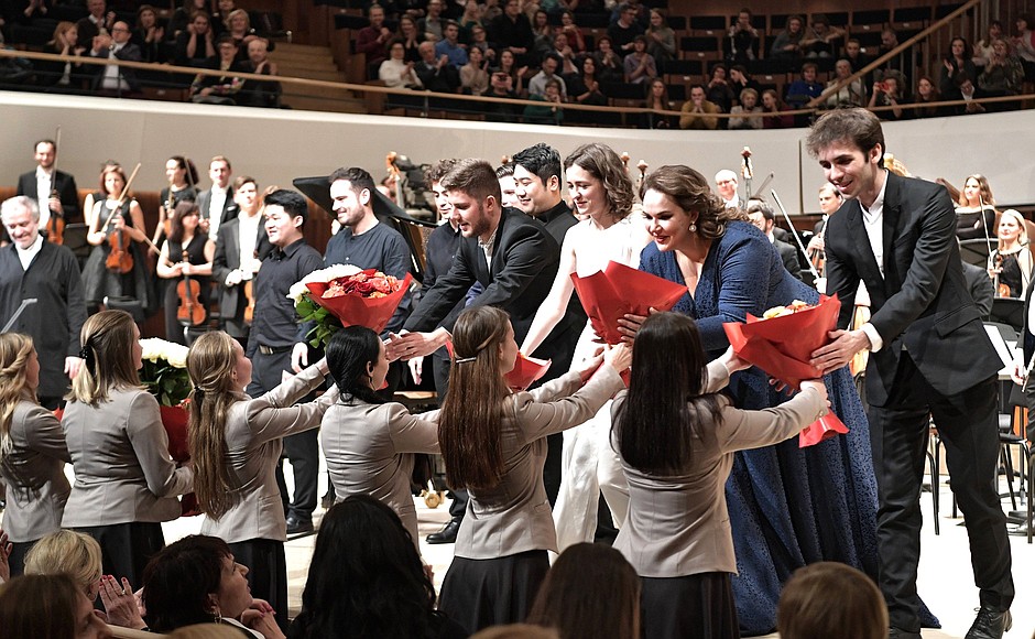 Prize winners of the 16th Tchaikovsky International Competition.