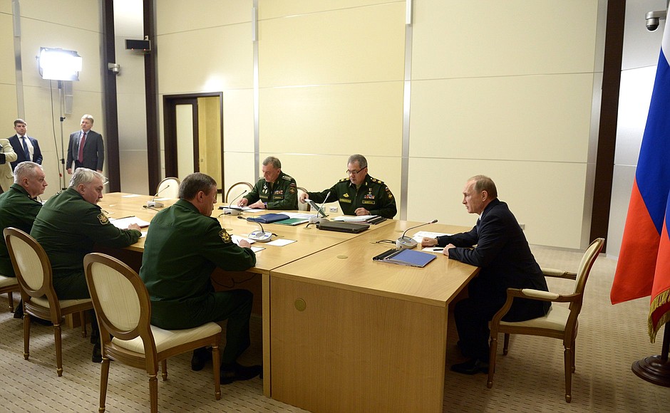Meeting on developing the Armed Forces.