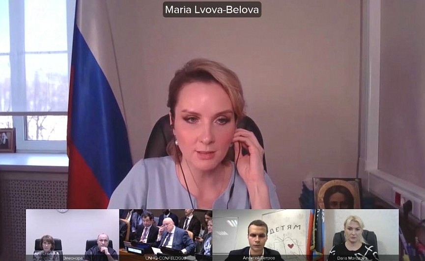 Maria Lvova-Belova addressed UN Security Council informal meeting.