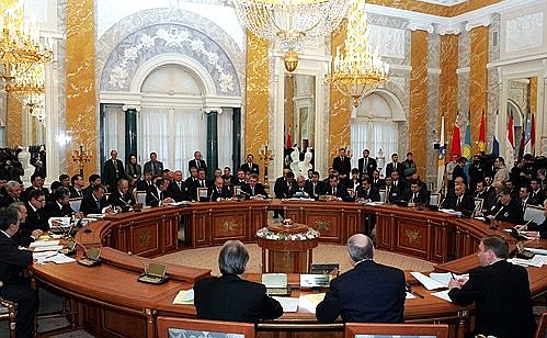 Session of the Eurasian Economic Community Inter-State Council in expanded format.