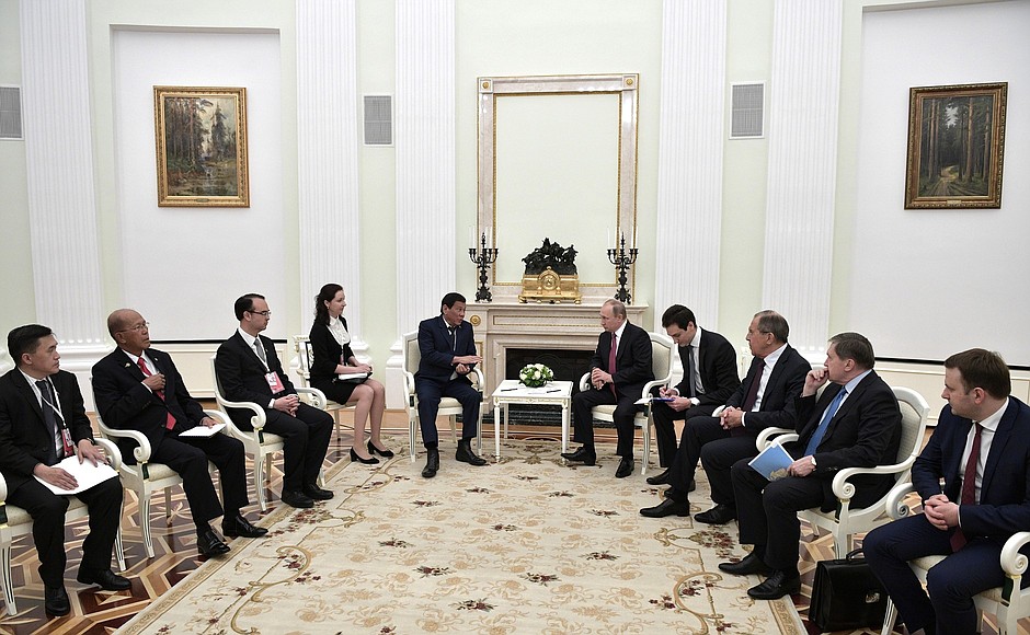 Встреча с Президентом Филиппин Родриго Дутерте.