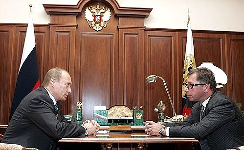С президентом «Альфа-банка» Петром Авеном.