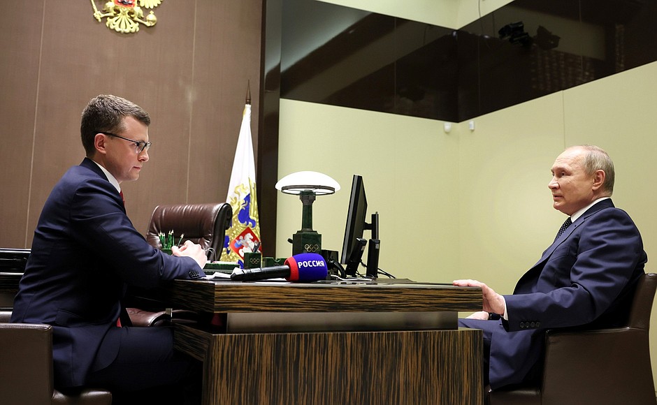 The President answered questions from Pavel Zarubin, a journalist with Rossiya 1 TV channel.
