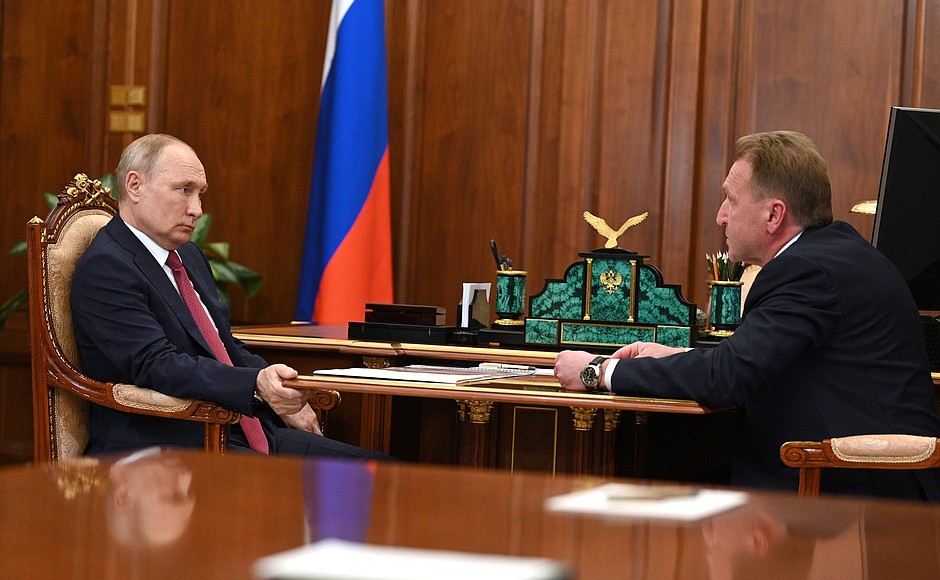 With VEB.RF Chairman Igor Shuvalov.