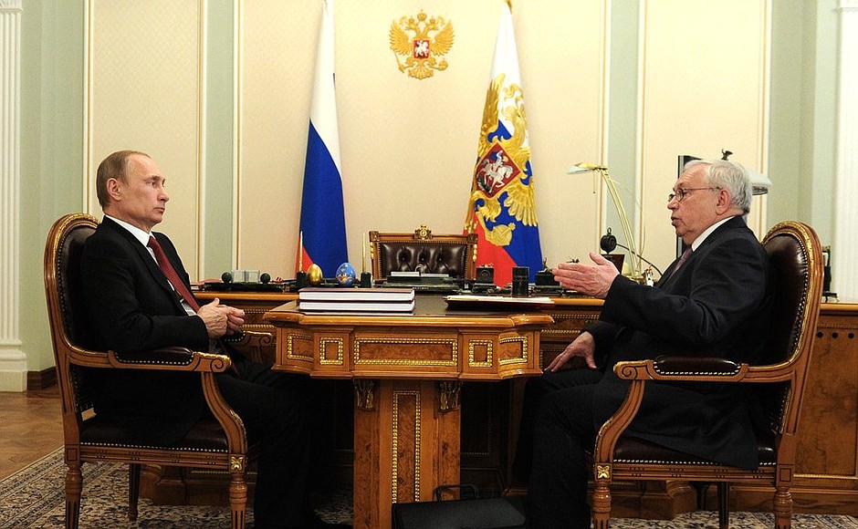 Meeting with Vladimir Lukin.