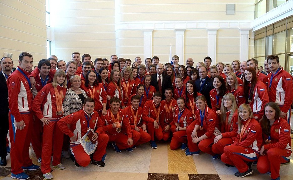 With winners of the 27th World Winter Universiade.