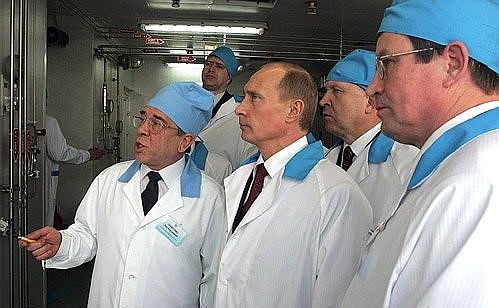 During a visit to the Sedakov Scientific Research Institute of Measuring Systems.