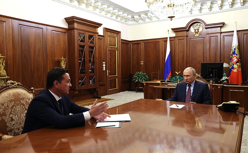 Встреча с губернатором Московской области Андреем Воробьёвым.