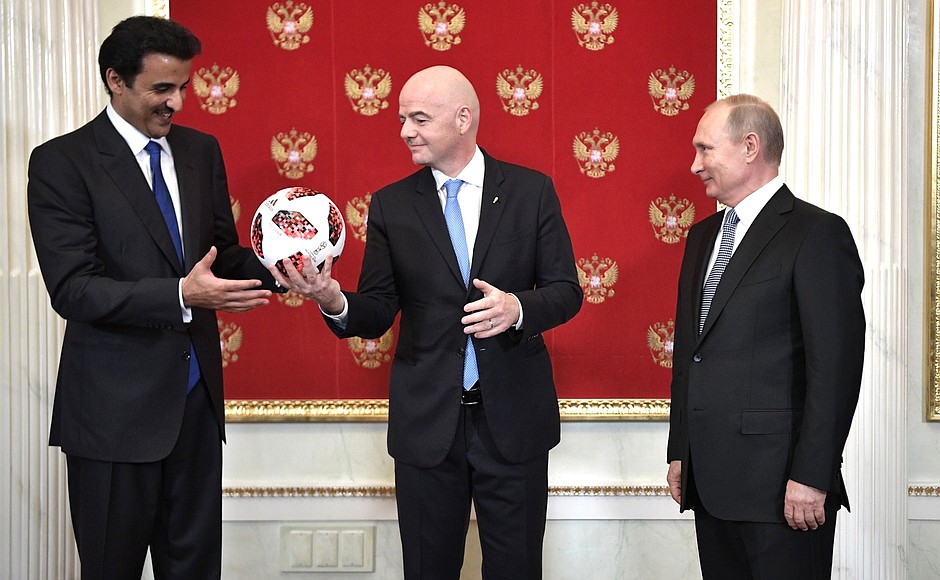 Russia hands over World Cup host mantle to Qatar • President of Russia