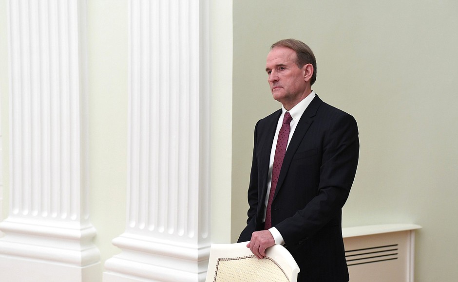 Head of the Political Council of the Ukrainian party Opposition Platform – For Life Viktor Medvedchuk.