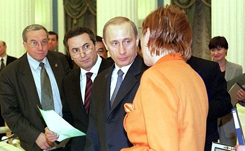 Встреча с депутатами фракции «Отечество – вся Россия» в Госдуме.