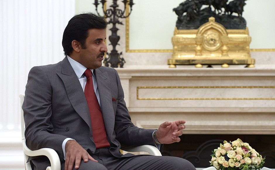 Emir of Qatar Tamim bin Hamad Al Thani.