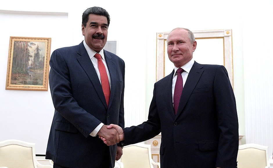With President of Venezuela Nicolas Maduro.