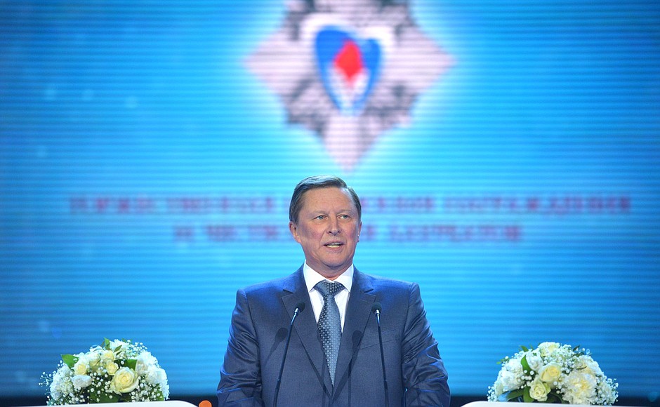 На церемонии награждения лауреатов Всероссийской общественно-государственной инициативы «Горячее сердце».