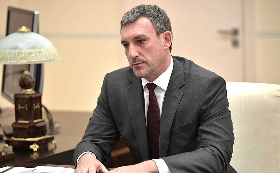 Acting Governor of the Amur Region Vasily Orlov.