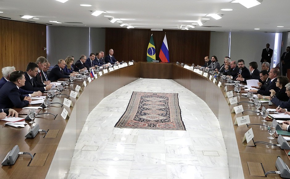 Встреча с Президентом Бразилии Жаиром Болсонаро.