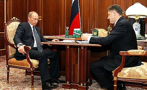Рабочая встреча с Президентом Удмуртии Александром Волковым.