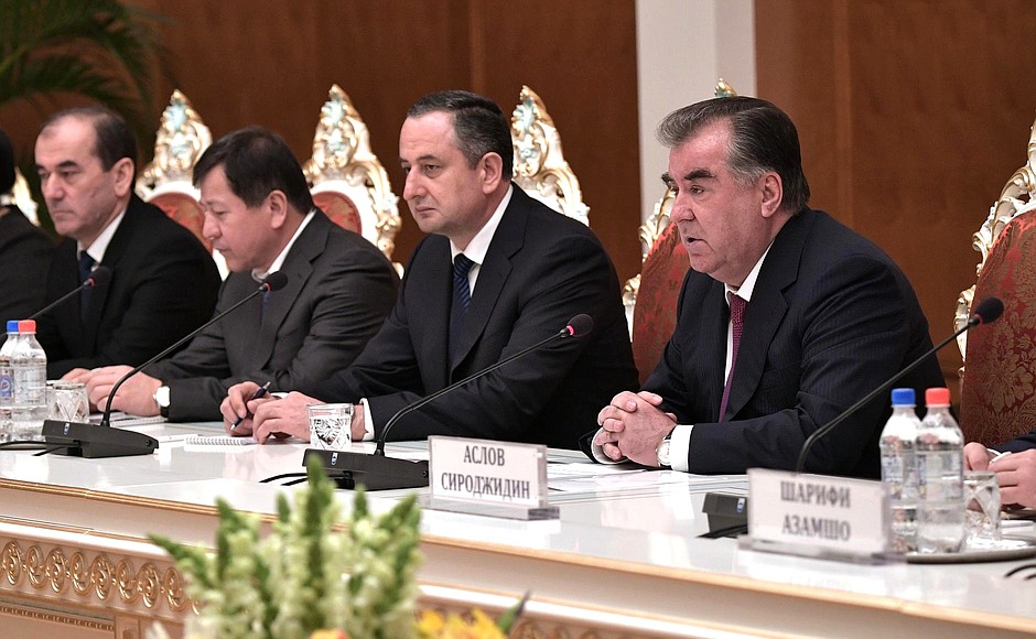 В ходе российско-таджикистанских переговоров.