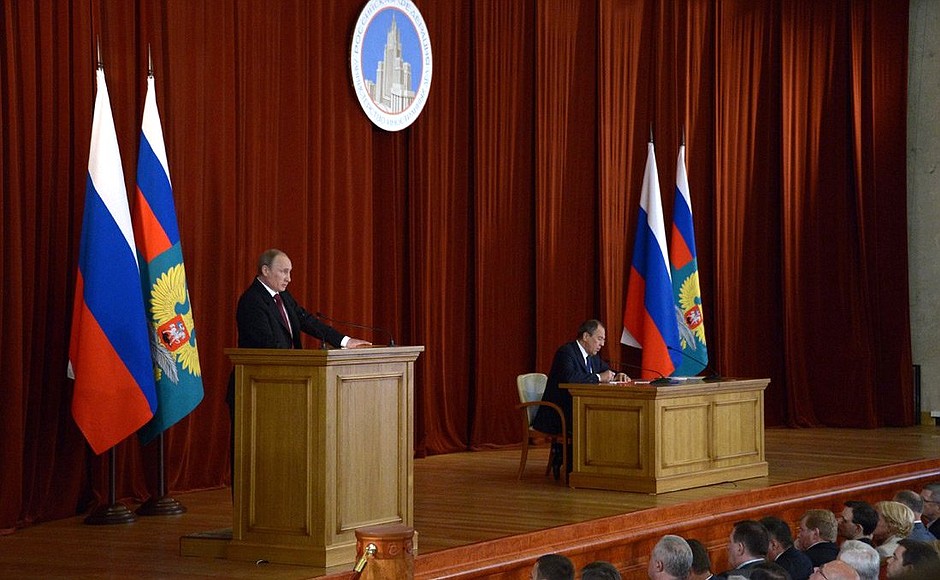 Conference of Russian ambassadors and permanent representatives.