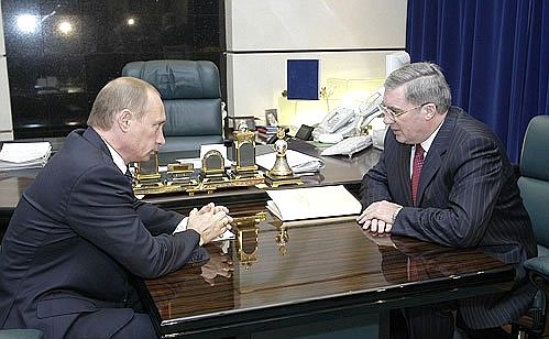 Рабочая встреча с губернатором Новосибирской области Виктором Толоконским.