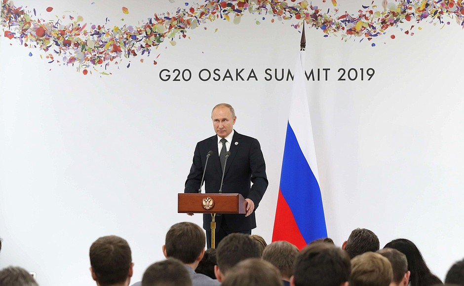 News conference following the G20 Summit.