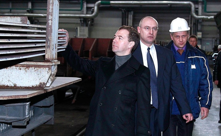 Visiting the Magnitogorsk Iron and Steelworks (MMK).