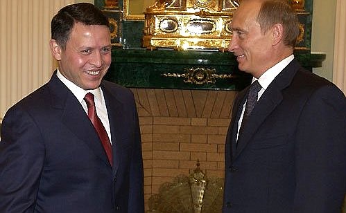 Москва, Кремль. Переговоры с Королем Иордании Абдаллой II