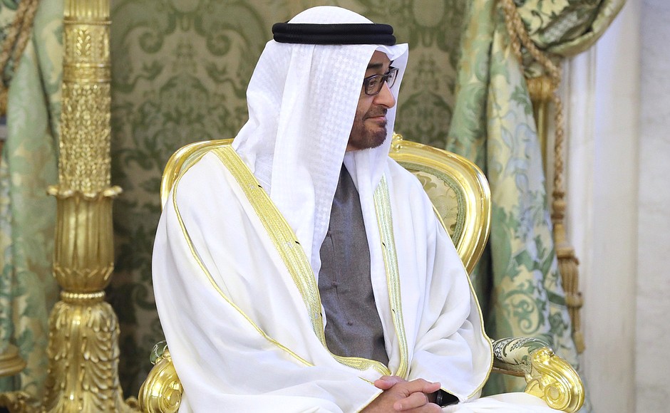 Crown Prince of Abu Dhabi Mohammed Al Nahyan.