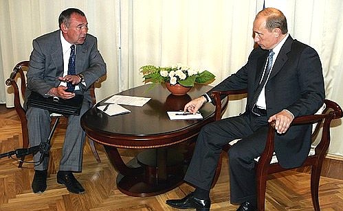 С губернатором Ростовской области Владимиром Чубом.