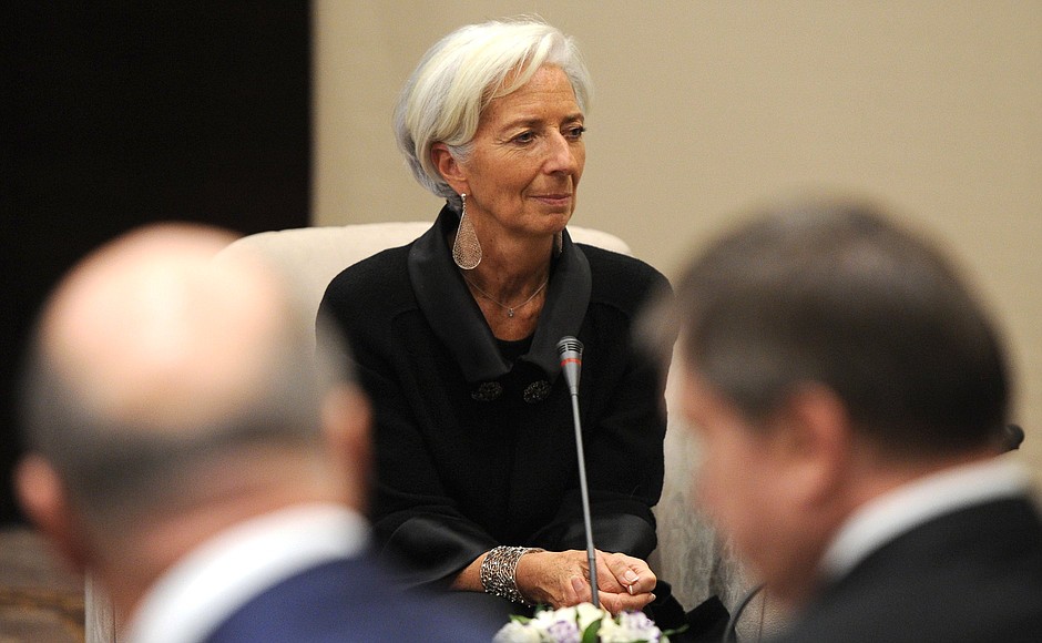 Managing Director of the International Monetary Fund Christine Lagarde.