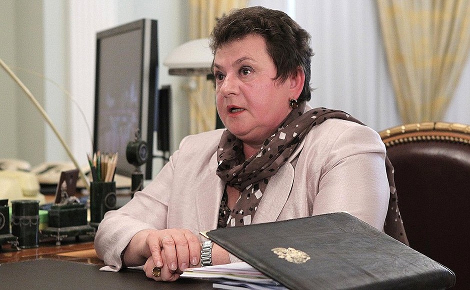 Acting Governor of Vladimir Region Svetlana Orlova.