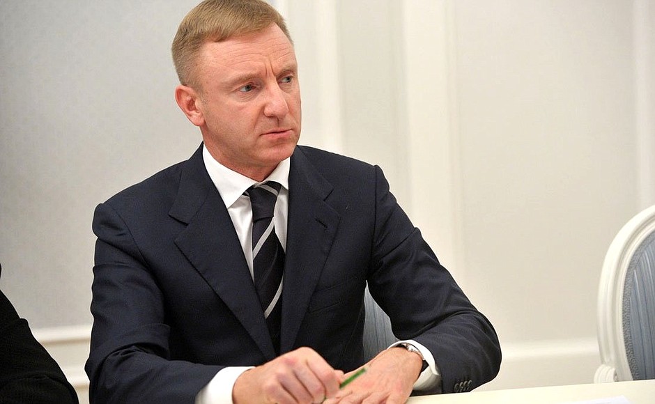 Education and Science Minister Dmitry Livanov at a meeting on regional budgets.