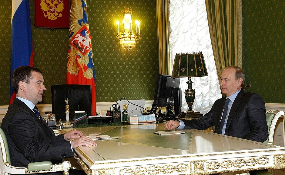 С Председателем Правительства Владимиром Путиным